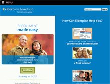 Tablet Screenshot of elderplan.org